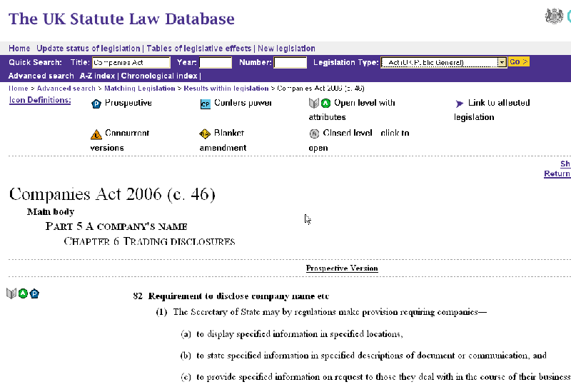 UKStatuteLawDatabase