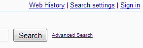 Google Web History