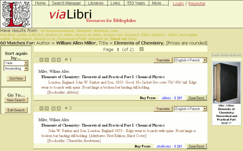 viaLibri search results