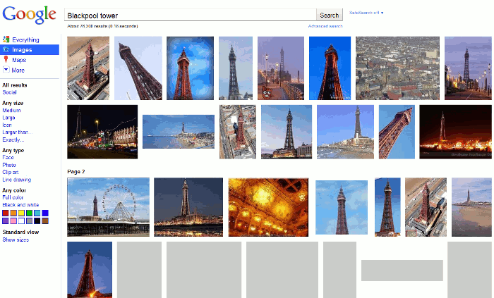 Google Images Rfesults New Display