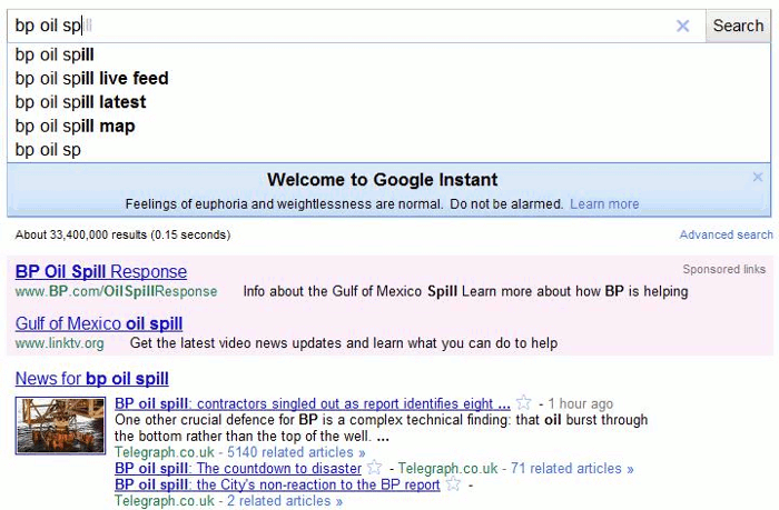 Google Instant Google Instant