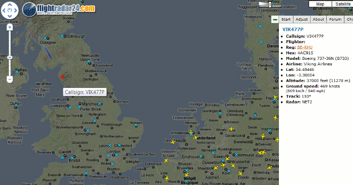 Flightradar24 Map