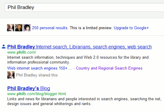 Google Search without Plus
