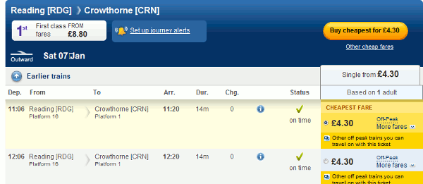 National Rail Crowthorne