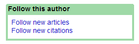 Google Scholar Follow Author