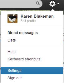 Twitter Settings