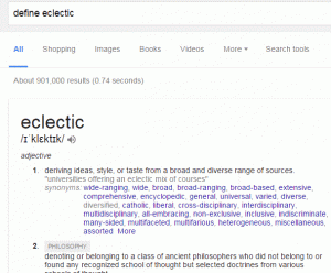 eclectic-define