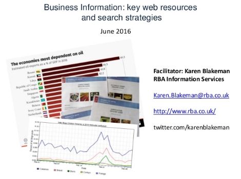 Business Information - key web resources