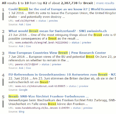 eTools - Switzerland, all languages