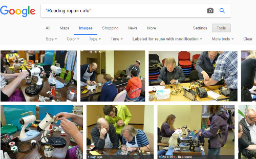 Google Image Search Reading Repair Cafe